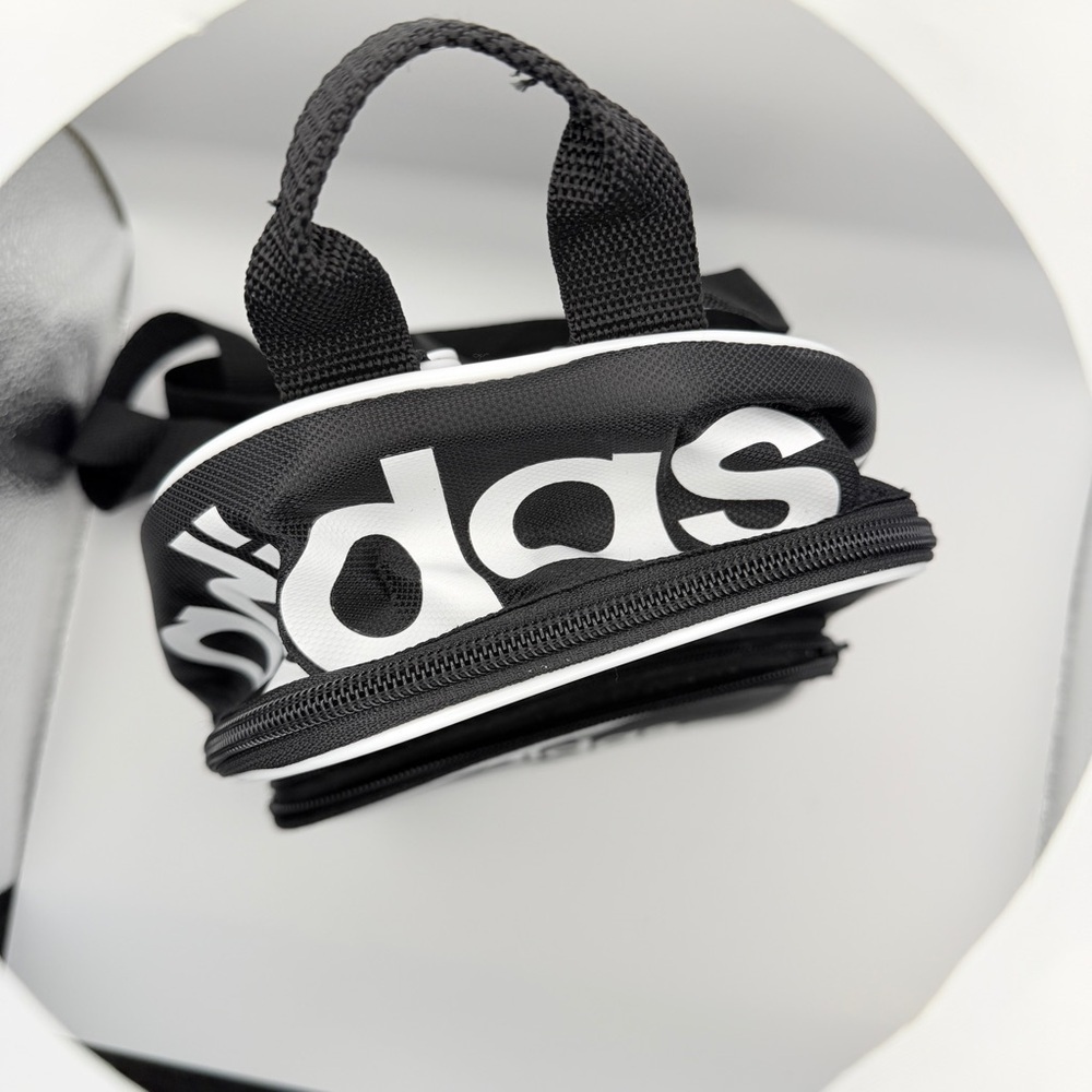 Adidas Classic Black and White Mini Backpack - Picture 2 of 12